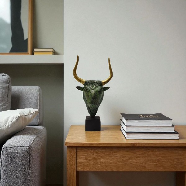 Minoan Bull Head Sculpture