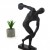 A discus thrower is depicted about to release his throw
