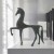 Bronze geometric horse 30 cm
