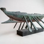 Ancient Greek Trireme Warship – Solid Bronze Galley with Ram & Oars Ancient Greek Trireme Warship – Solid Bronze Galley with Ram & Oars