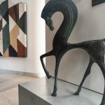 ​Ancient Greek Geometric Horse | Bronze Patina Replica