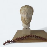 Greek philosopher Aristotle, bust