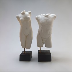 Classical Human Form Set | Male & Female Torso Fragments on BasesClassical Human Form Set | Male & Female Torso Fragments on Bases