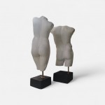 Classical Human Form Set | Male & Female Torso Fragments on BasesClassical Human Form Set | Male & Female Torso Fragments on Bases