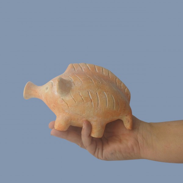 Zoomorphic Boar idol– Ancient Greek Terracotta Replica Zoomorphic Boar idol– Ancient Greek Terracotta Replica