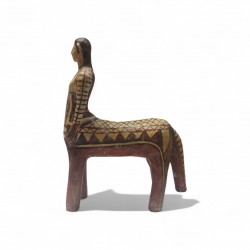 Archaic Centaur Replica – Handmade Geometric-Style Ceramic Figurine