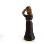 Terracotta statuette of a mourning woman