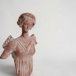 Winged Figure Terracotta Figurine – Ancient Neapolis Kavala (18.5 cm)