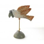 Ceramic dove with olive branch