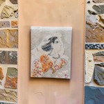 Ancient Thera Fresco Replica – «The Lady of Akrotiri» (20x24 cm) Ancient Thera Fresco Replica – «The Lady of Akrotiri» (20x24 cm)