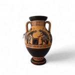 Two-handled jar (amphora) - Achilles and Ajax