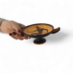 Minotaur kylix, black figure pot used as a drinking cup