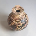 Corinthian Aryballos with Winged Figure and Rooster - Handcrafted Archaic Greek Vase
