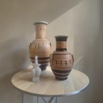 Ancient Greek Geometric Amphora – Ritual Dance & Procession (8th Century BC)