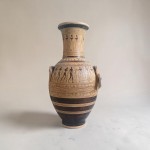 Ancient Greek Geometric Amphora – Ritual Dance & Procession (8th Century BC)