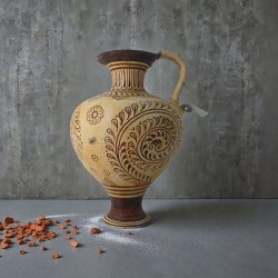 Minoan Prochous – Hand-Crafted Ceramic Replica Combined Spirals