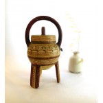 Minoan cooking pot with handle and lid