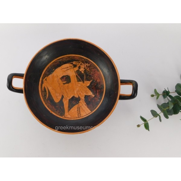 Kylix with Satyr