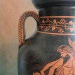 ​Attic Red-Figure Covered Amphora - Hermes & Satyrs (Faithful "Berlin Painter" Replica)