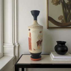 Attic White Lekythos “The Muses on Mount Helicon”